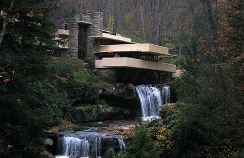 Falling Water entworfen von Frank Lloyd Wright