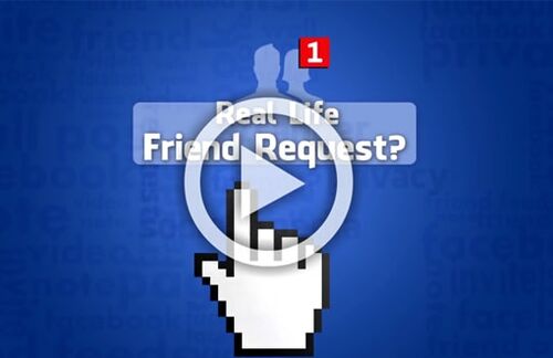 Video-Link: Greg Benson besucht seine Facebook-Freunde
