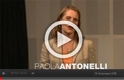 Video-Link zum TEDtalk mit Paola Antonelli