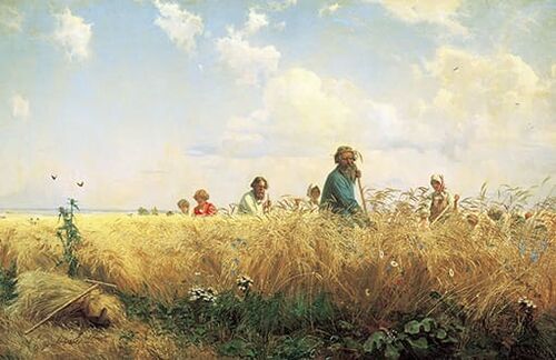 Ein Gemälde aus der Zeit, als Agrarökonomen noch Bauern waren.