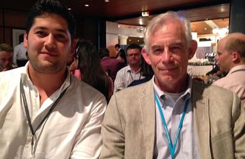 Plausch mit Nobelpreisträger: ZUler Martin Siddiqui und Christopher Sims