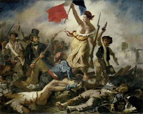 „Die Freiheit führt das Volk“ von Eugène Delacroix