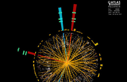 Komplexität sichtbar gemacht: Das Higgs-Teilchen ist ein hypothetisches Elementarteilchen aus dem Standardmodell der Elementarteilchenphysik.
