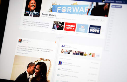 Facebook war ein wichtiger Bestandteil des Wahlkamps von Barack Obama.