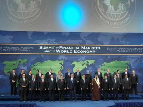 G20 Gipfel 2008, auch Weltfinanzgipfel 